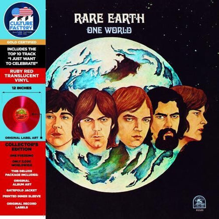 Rare Earth One World (Clear Vinyl, Red) - Vinyl