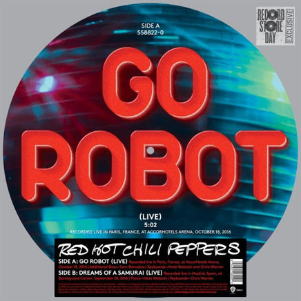 Red Hot Chili Pepper Go Robot/Dreams of a Samurai (Live)(Vinyl Single Picture Disc) - Vinyl
