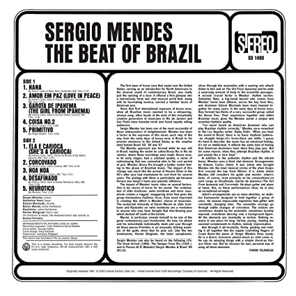 Sergio Mendes The Beat Of Brazil (Green & Yellow Vinyl) - Vinyl