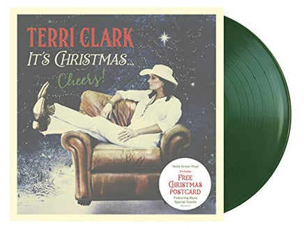 Terri Clark It's Christmas...Cheers! [LP] [Holly Green] - Vinyl