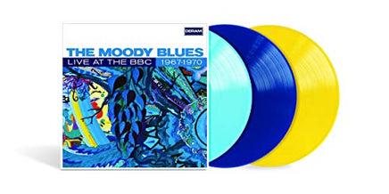 The Moody Blues Live At the BBC 1967-1970 [3 LP][Light Blue/Dark Blue/Yellow] - Vinyl