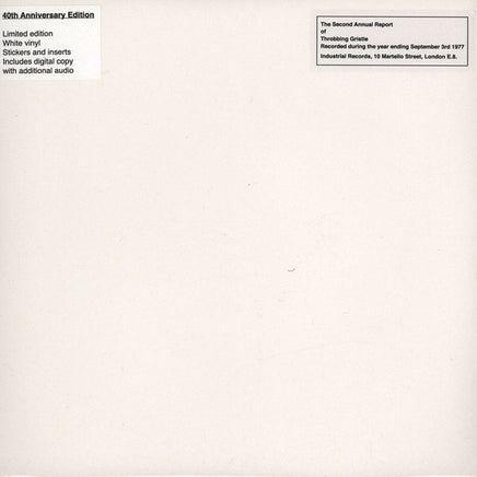 Throbbing Gristle The Second Annual Report - Vinyl