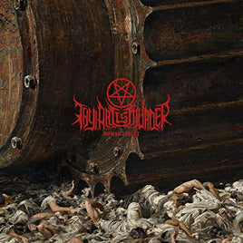 Thy Art Is Murder Human Target (Brown/Black Swirl Vinyl in Gatefold) - Vinyl