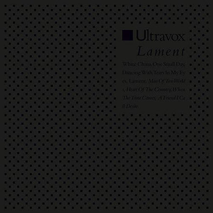 Ultravox Lament - Vinyl