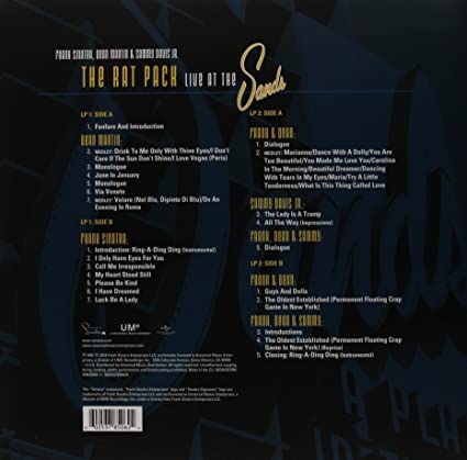 Various Artists The Rat Pack: Live at the Sands (2 Lp's) - Vinyl