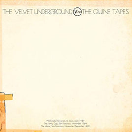 Velvet Underground QUINE TAPES - Vinyl