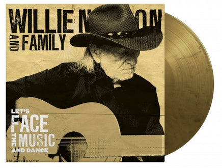 Willie Nelson & Family Let's Face The Music & Dance [Limited 180-Gram Black & Gold Marble Colored Vinyl] [Import] - Vinyl