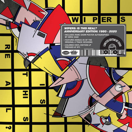 Wipers Is This Real? - Anniversary Edition: 1980 - 2020 | RSD DROP - Vinyl