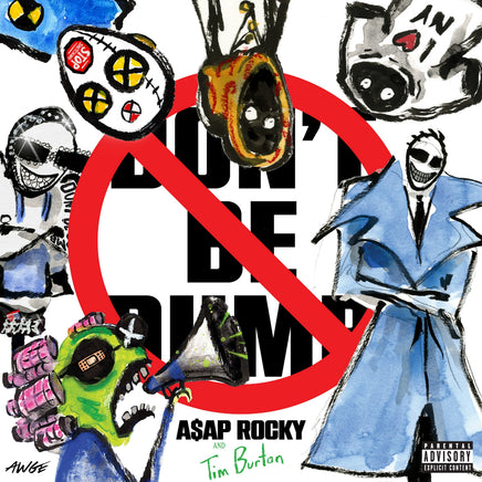 A$ap Rocky Don'T Be Dumb (1 Black & 1 White Vinyl) [2LP] - Vinyl