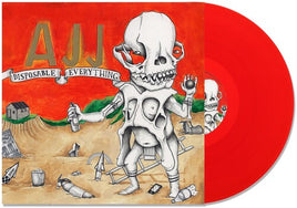 AJJ Disposable Everything [Explicit Content] (ndie Exclusive, Colored Vinyl, Red) - Vinyl