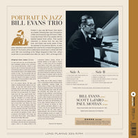 
              Bill Evans Trio Portrait In Jazz (Limited Edition, 180 Gram Crystal Clear Vinyl with Bonus Tracks) [Import] - Vinyl
            