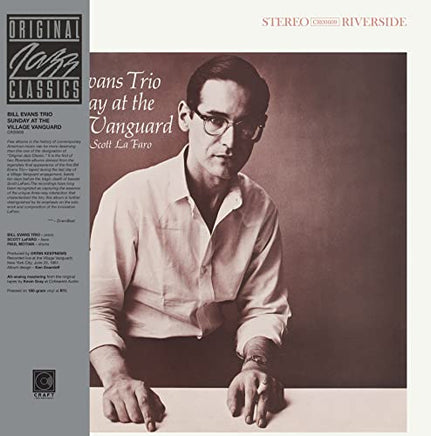 Bill Evans Trio Sunday At The Village Vanguard (Original Jazz Classics Series) [LP] - Vinyl
