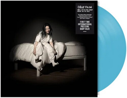 Billie Eilish When We All Fall Asleep Where Do We Go (Limited Edition, International Pressing, Baby Blue Colored Vinyl) [Import] - Vinyl