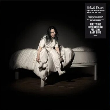 Billie Eilish When We All Fall Asleep Where Do We Go (Limited Edition, International Pressing, Baby Blue Colored Vinyl) [Import] - Vinyl