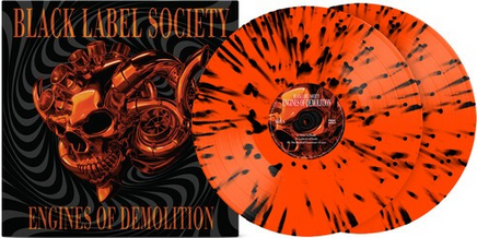 Black Label Society Engines of Demolition (Limited Edition, Neon Orange Black Splatter Colored Vinyl) (2 Lp's) - Vinyl