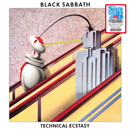 Black Sabbath Technical Ecstasy (Spirit Of '76, Brick & Mortar Exclusive) (Clear With Green/Black Splatter Colored Vinyl) - Vinyl