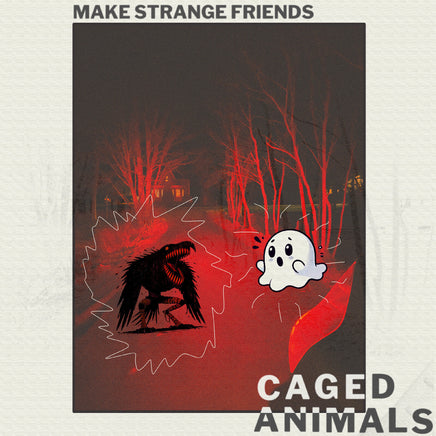 Caged Animals Make Strange Friends (Translucent Ruby Vinyl) - Vinyl