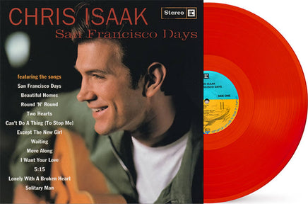 Chris Isaak San Francisco Days (Colored Vinyl, Red, Indie Exclusive) - Vinyl