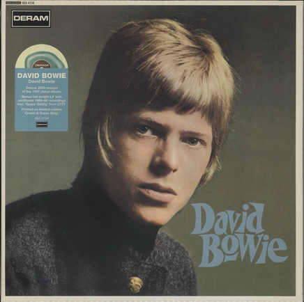 David Bowie David Bowie (Limited Edition, Cream & Green Swirl Colored Vinyl) (2 Lp's) - Vinyl