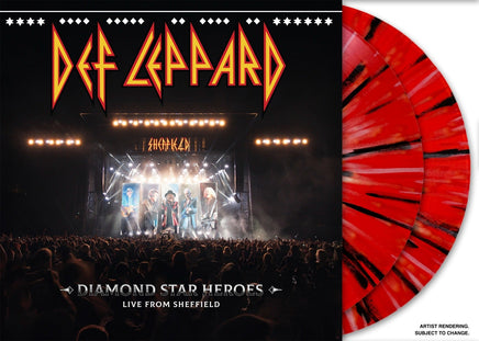 Def Leppard Diamond Star Heroes: Live From Sheffield [180G Multicolor Splatter 2LP] [Half-Speed] - Vinyl