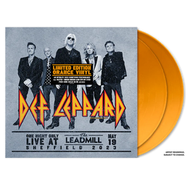 Def Leppard One Night Only: Live At The Leadmill 2023 (Limited Edition, Orange Colored Vinyl) (2 Lp's) - Vinyl