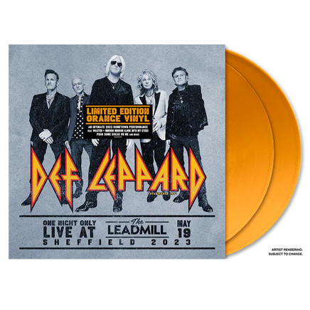 Def Leppard One Night Only: Live At The Leadmill 2023 (Limited Edition, Orange Colored Vinyl) (2 Lp's) - Vinyl