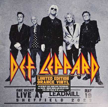 Def Leppard One Night Only: Live At The Leadmill 2023 (Limited Edition, Orange Colored Vinyl) (2 Lp's) - Vinyl