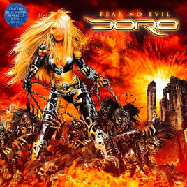 Doro Fear No Evil (Blue & White Marbled) (2 LP) - Vinyl