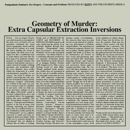 Earth X Black Noi$E Geometry Of Murder: Extra Capsular Extraction Inversions (Crystal Clear Vinyl) - Vinyl