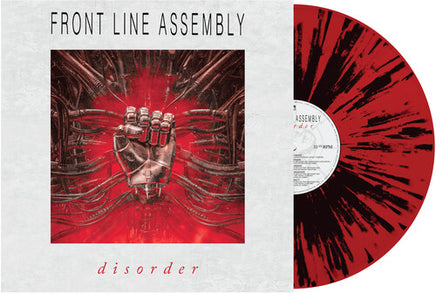 Front Line Assembly Disorder (Red & Black Splatter) (Colored Vinyl, Red, Black, Limited Edition, Bonus Tracks) - Vinyl