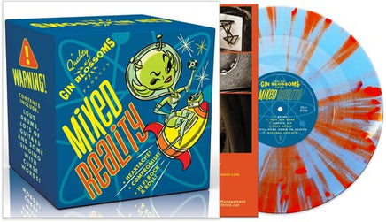 Gin Blossoms Mixed Reality - Blue Orange Splatter - Vinyl
