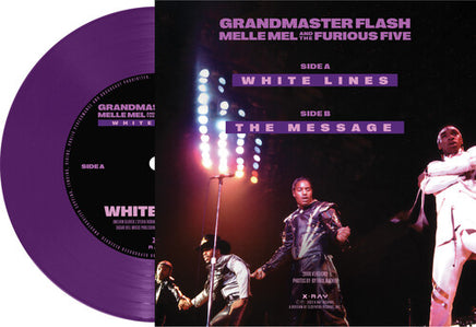 Grandmaster Flash White Lines (Purple Vinyl) (7" Single) - Vinyl
