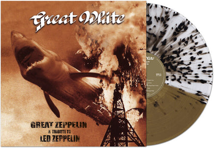 Great White Great Zeppelin - Tribute To Led Zeppelin (Black White & Gold Splatter) - Vinyl