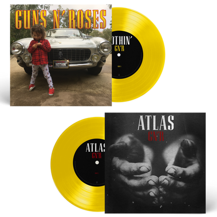 Guns N' Roses Nothin' / Atlas [Canary Yellow 7" Single] - Vinyl