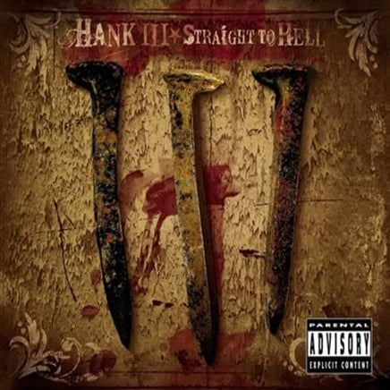 Hank III Straight To Hell (Limited Edition, Colored Vinyl,Blood Splatter Red) (2 Lp's) - Vinyl