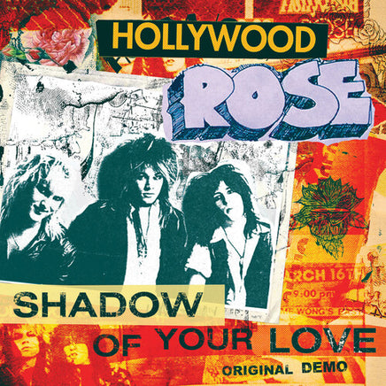 Hollywood Rose Shadow Of Your Love / Reckless Life (Colored Vinyl, Red, Patch) (7" Single) - Vinyl