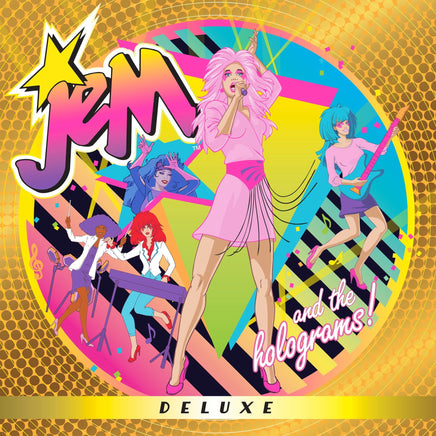 Jem And The Holograms Jem And The Holograms (Deluxe) (Lemonade Glitter Vinyl) - Vinyl
