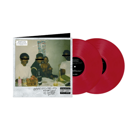 Kendrick Lamar good Kid, M.A.A.D City (10th Anniversary Edition, Limited Edition, Opaque Apple Red Colored Vinyl) [Explicit Content] [Import] (2 Lp's) - Vinyl