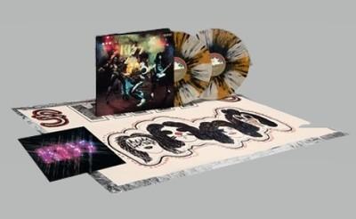 Kiss Alive!: 50th Anniversary Edition (Limited Edition, White & Gold Cornetto w/Black Splatter Colored Vinyl, Gold Foil Gatefold Jacket, Bonus Poster) (2 Lp's) - Vinyl