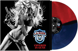 L.A. Guns Covered In Guns (Colored Vinyl, Red & Blue, Bonus Tracks) - Vinyl