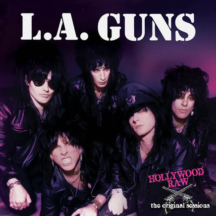 L.A. Guns Hollywood Raw: The Original Sessions (Colored Vinyl, Purple & Black Splatter) - Vinyl