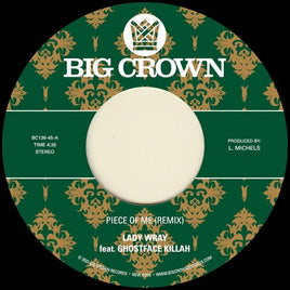 Lady Wray Piece Of Me (feat. Ghostface Killah) b/ w Joy & Pain (Pete Rock Remix) (7" Single) - Vinyl
