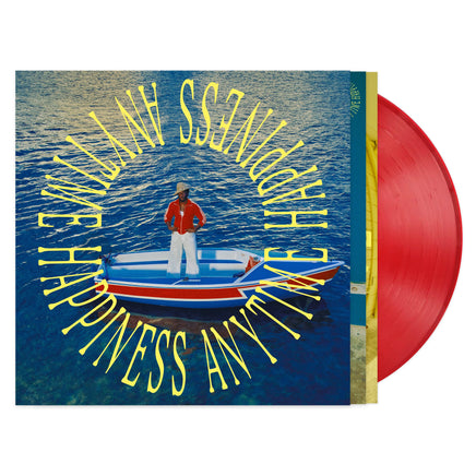 Leon Bridges Happiness Anytime (Indie Exclusive, Limited Edition, "Campari" Red Colored Vinyl) - Vinyl