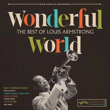 Louis Armstrong Wonderful World: The Best Of Louis Armstrong (Limited Edition, Blue Vinyl) - Vinyl