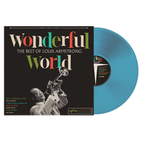 
              Louis Armstrong Wonderful World: The Best Of Louis Armstrong (Limited Edition, Blue Vinyl) - Vinyl
            
