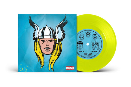 Marvel Chorus Mighty Thor (1966 Theme) / Merry Marvel Marching Society [Translucent Yellow 7" Single] - Vinyl