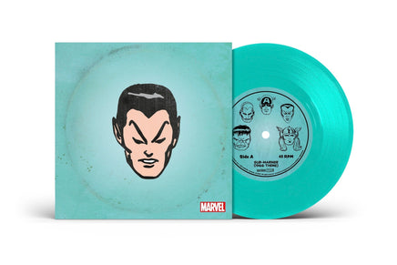 Marvel Chorus Sub-Mariner (1966 Theme) / Merry Marvel Marching Society [Translucent Sea Foam 7" Single] - Vinyl