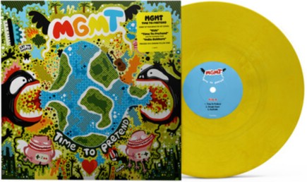 Mgmt Time To Pretend (Banana Yellow Colored Vinyl, Extended Play) - Vinyl
