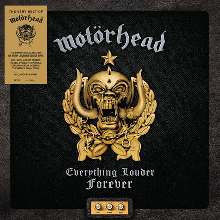 Motörhead Everything Louder Forever: The Very Best Of Motörhead (Indie Exclusive) [Gold 2LP] - Vinyl