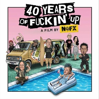 NOFX 40 Years of Fuckin' Up (Original Soundtrack) (Vinyl Voice Edition) (Turquoise Colored Vinyl) (2 Lp's) - Vinyl